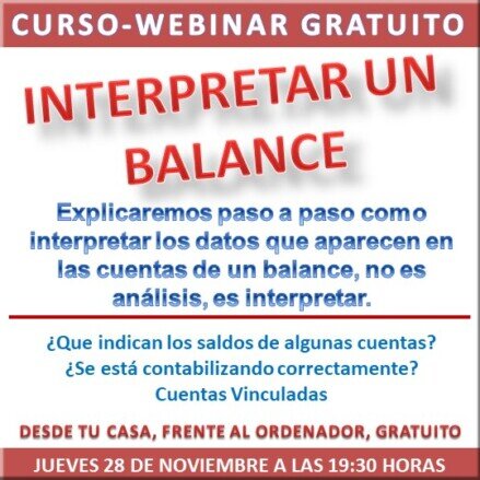 Webinar Interpretar un Balance Curso Cierre del Ejercicio y Cuentas Anuales