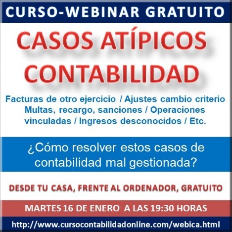 Webinar Casos Atípicos Contabilidad Curso Contabilidad fiscalidad y programa contable